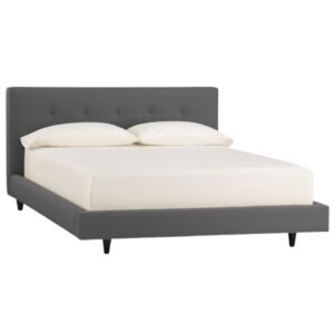 Tate Modern Upholste Platform Bed, Premium Fabric,